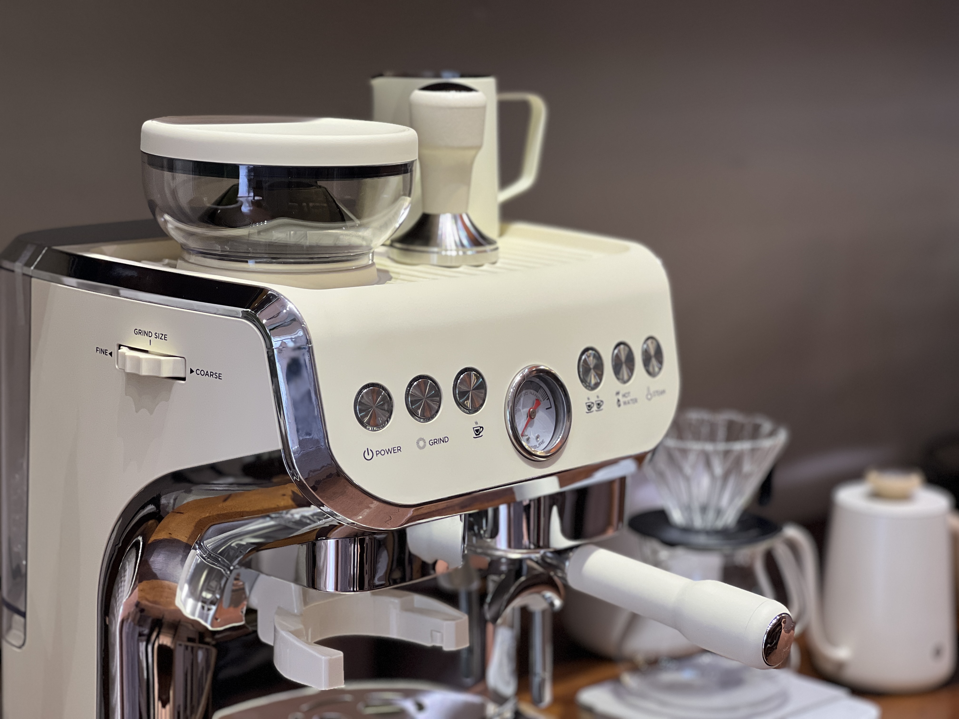 Pressoco Espresso Combi Machine PAC-520EC -1560W - Double Boiler, 58mm, LCD