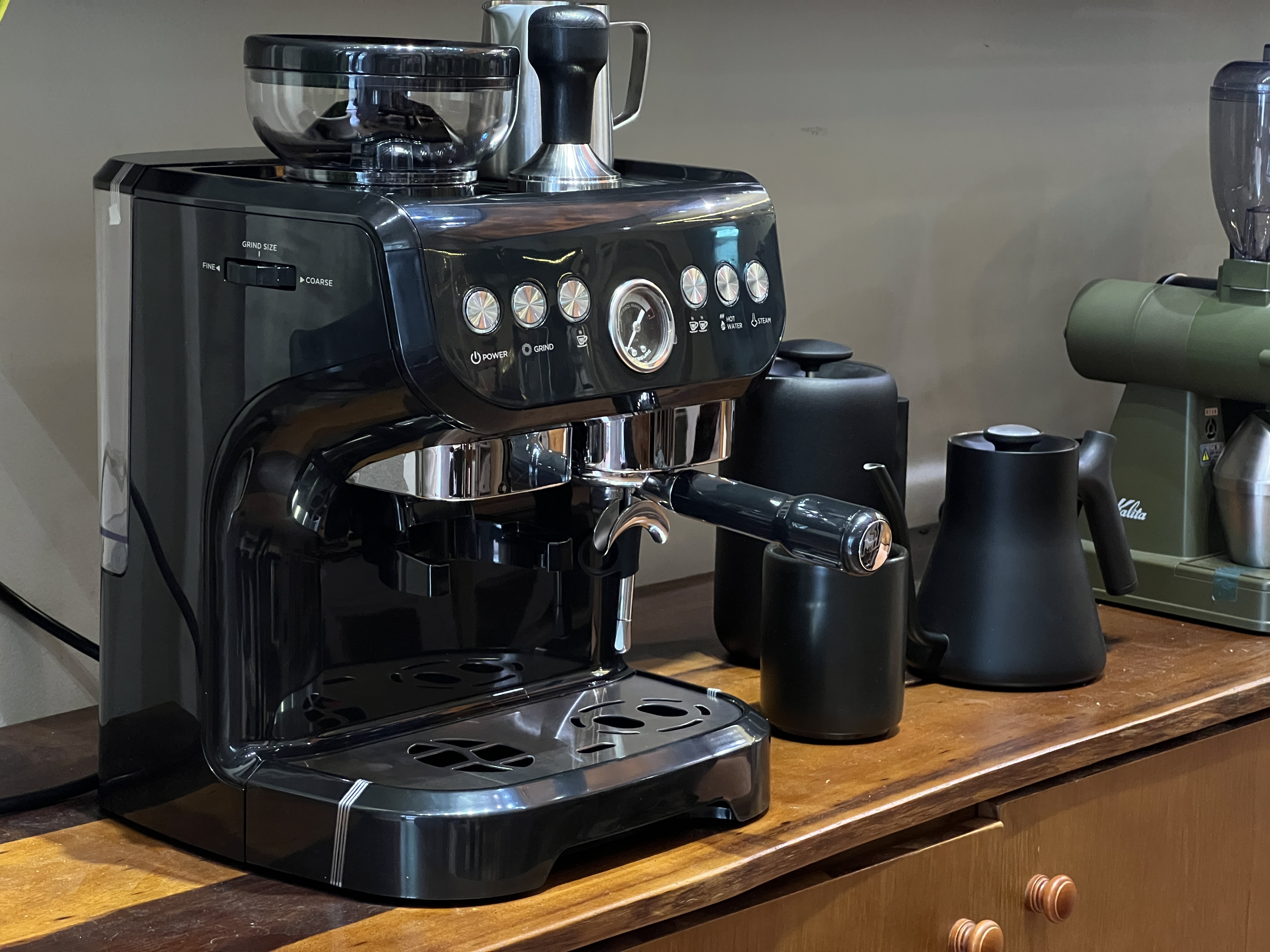 Pressoco Espresso Combi Coffee Machine 2in1 PAC-517E | Mint Green 14