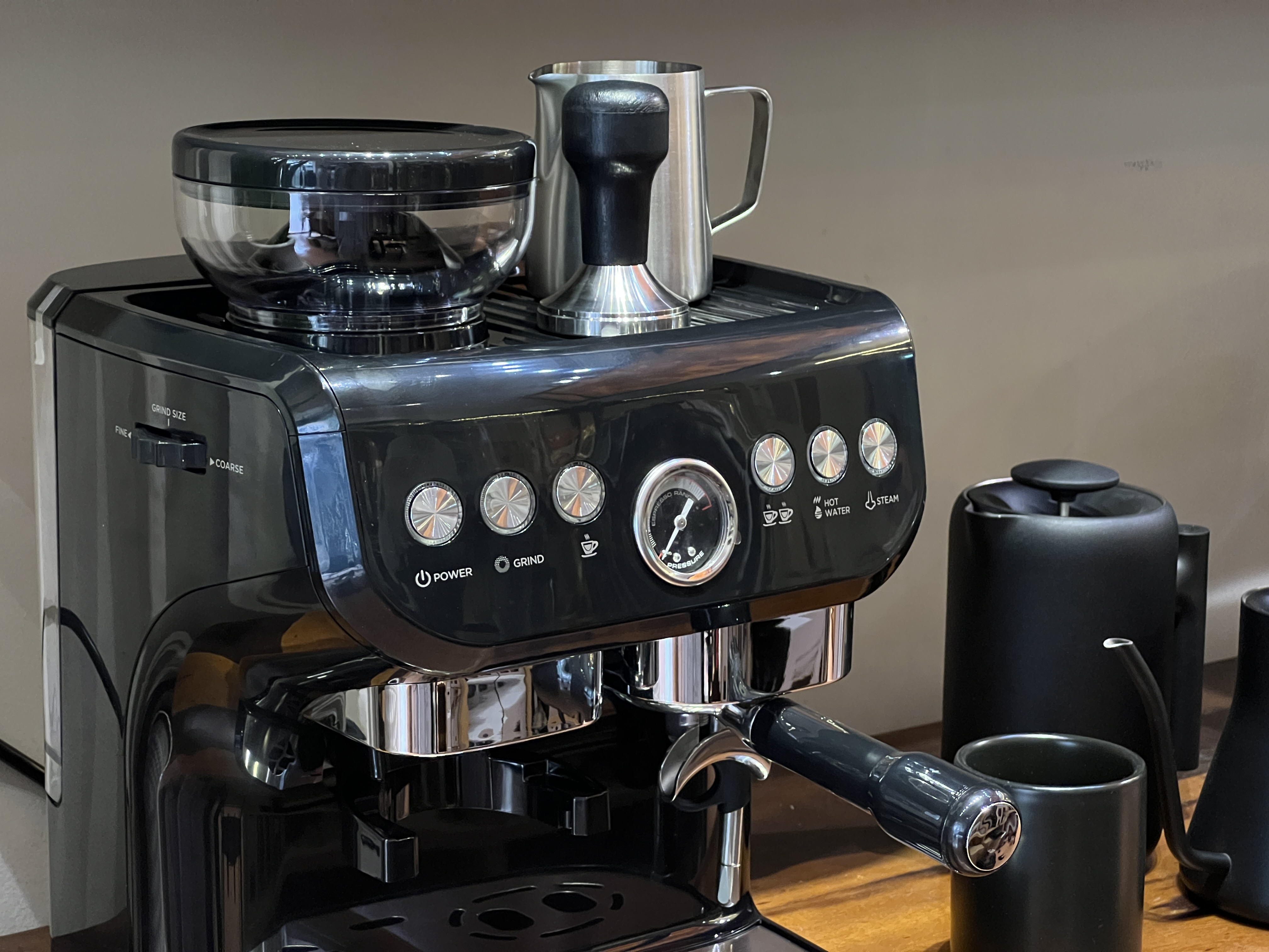 Pressoco Espresso Combi Coffee Machine 2in1 PAC-517EW | White 13