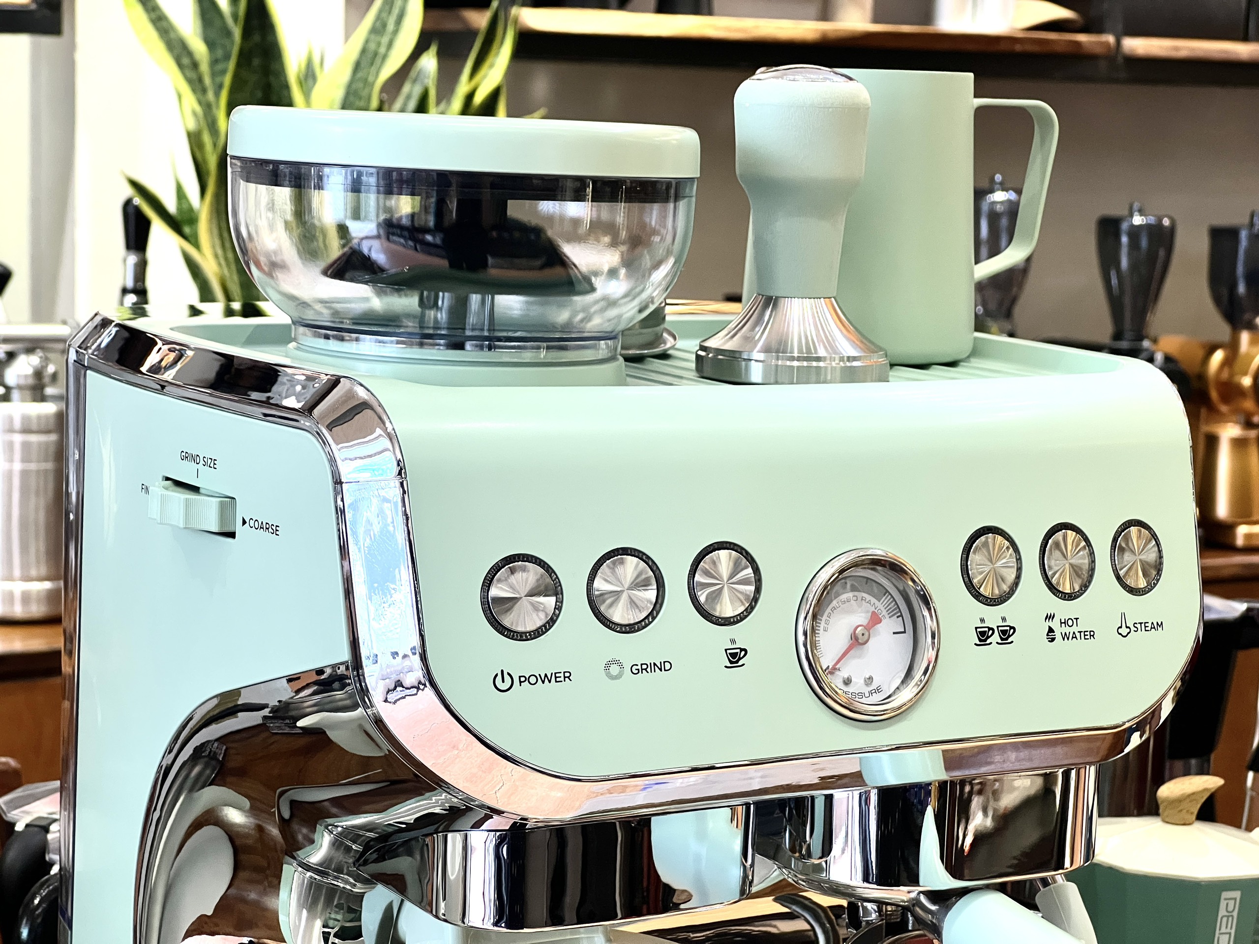 Pressoco Espresso Combi Coffee Machine 2in1 PAC-517EW | White 6