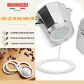 PEDRINI Replacement 3 Gaskets & 1 Filter Kaffettiera Coffee Maker 2 Cups 8