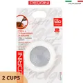 PEDRINI Replacement 3 Gaskets & 1 Filter Kaffettiera Coffee Maker 2 Cups 5