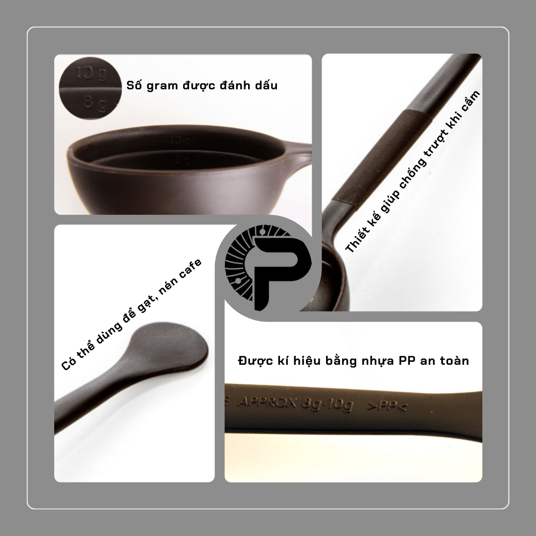 Muỗng đong cà phê Pressoco Nhựa - 10gr 10