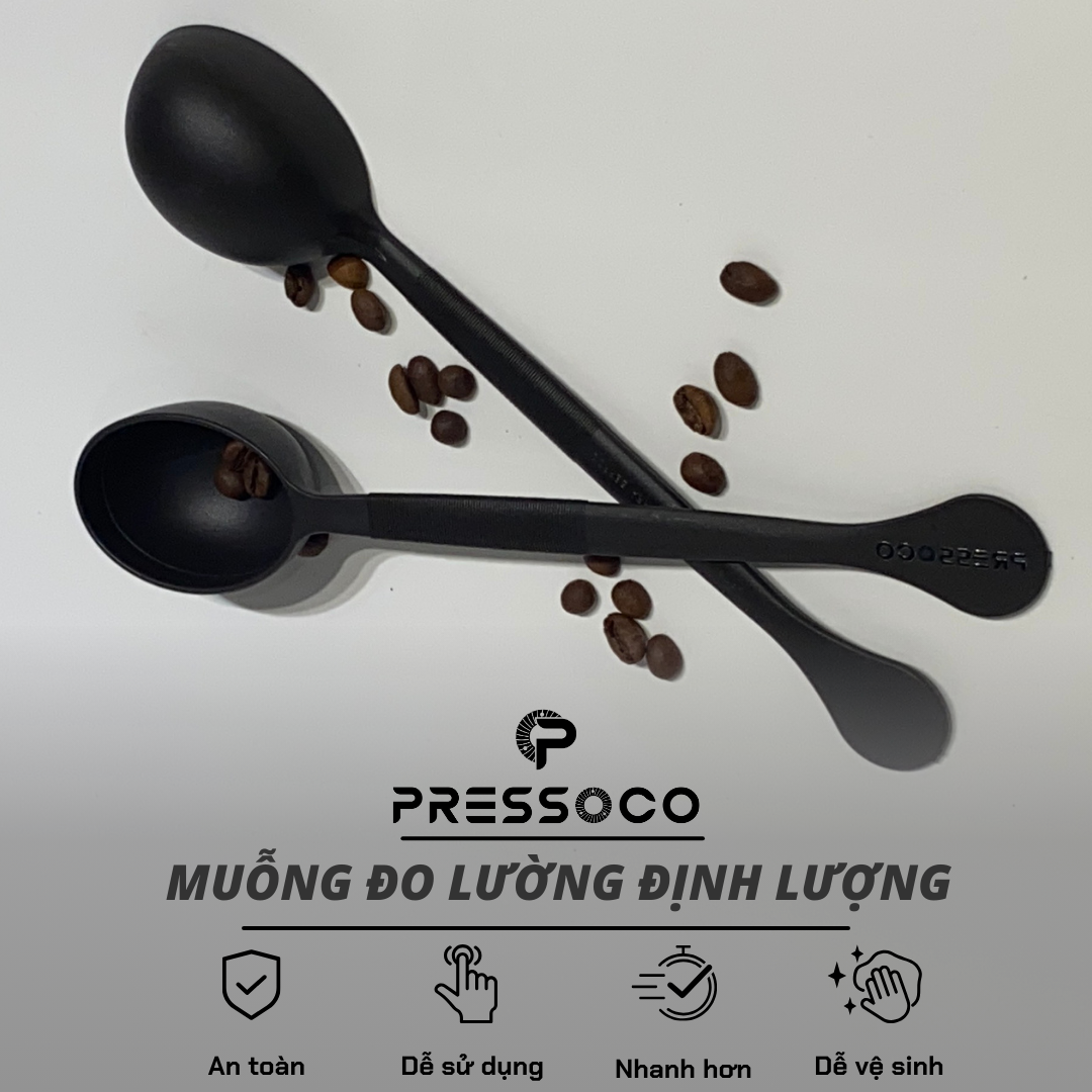 Muỗng đong cà phê Pressoco Nhựa - 10gr 15