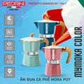 PEDRINI MyMoka Color Coffee Maker 2 Cups - Vintage Green 6