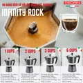 PEDRINI Infinity Rock Coffee Maker 1 Cup - Black 5