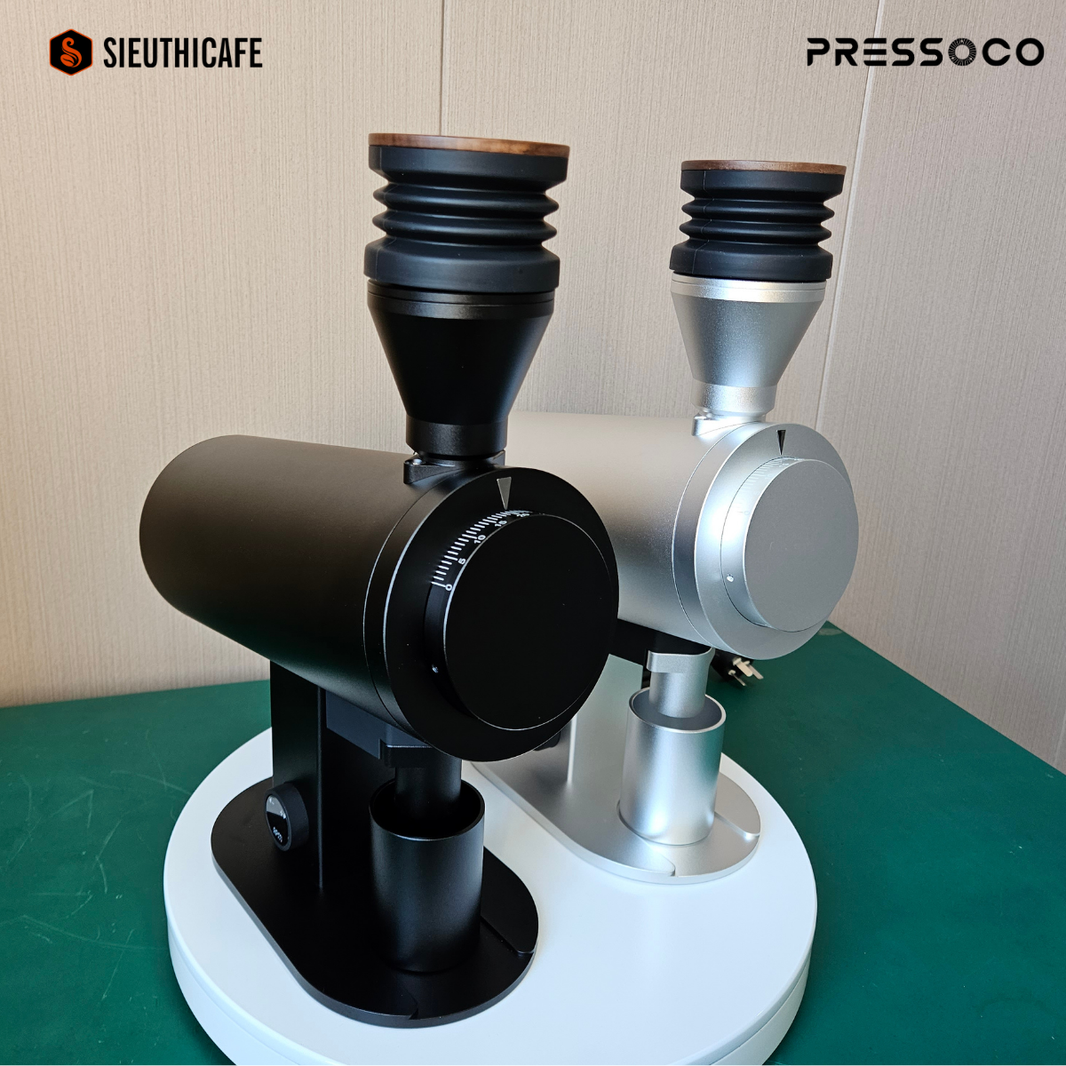 Pressoco DF83V Grinder DLC Espresso, 83mm Black 680W 15