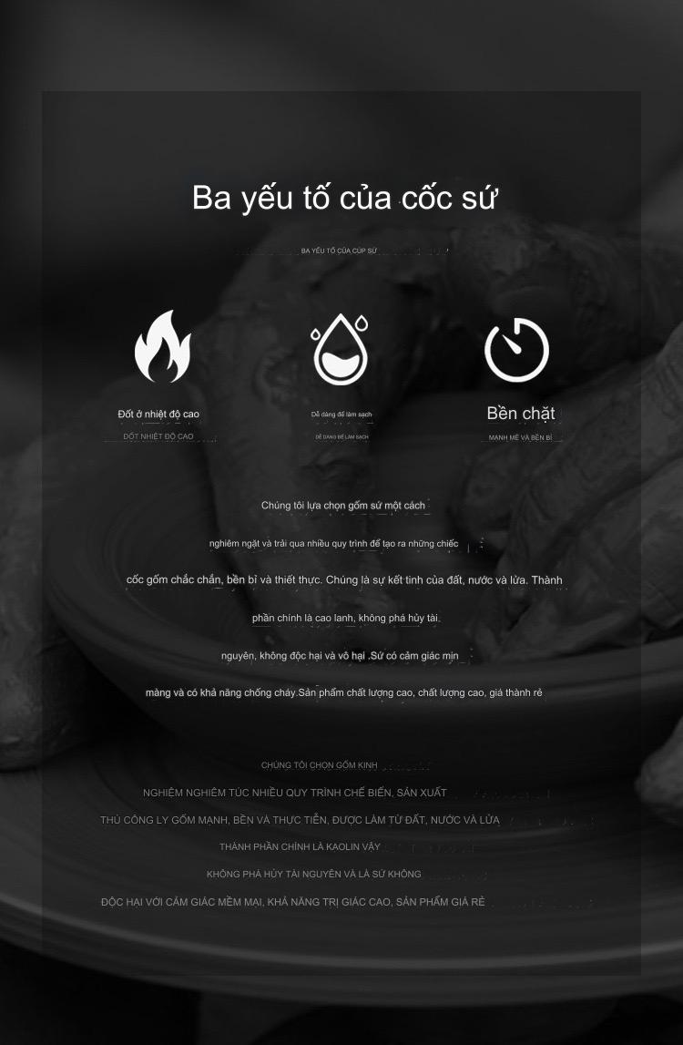 Pressoco Ceramic Coffee Cup - Ca Basil - 250ml 7