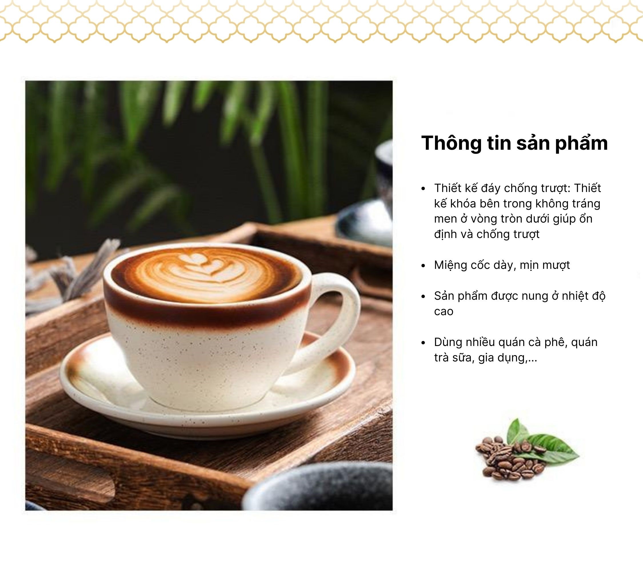 Pressoco Ceramic Coffee Cup - Ca Speckled Sesame- 200ml 9