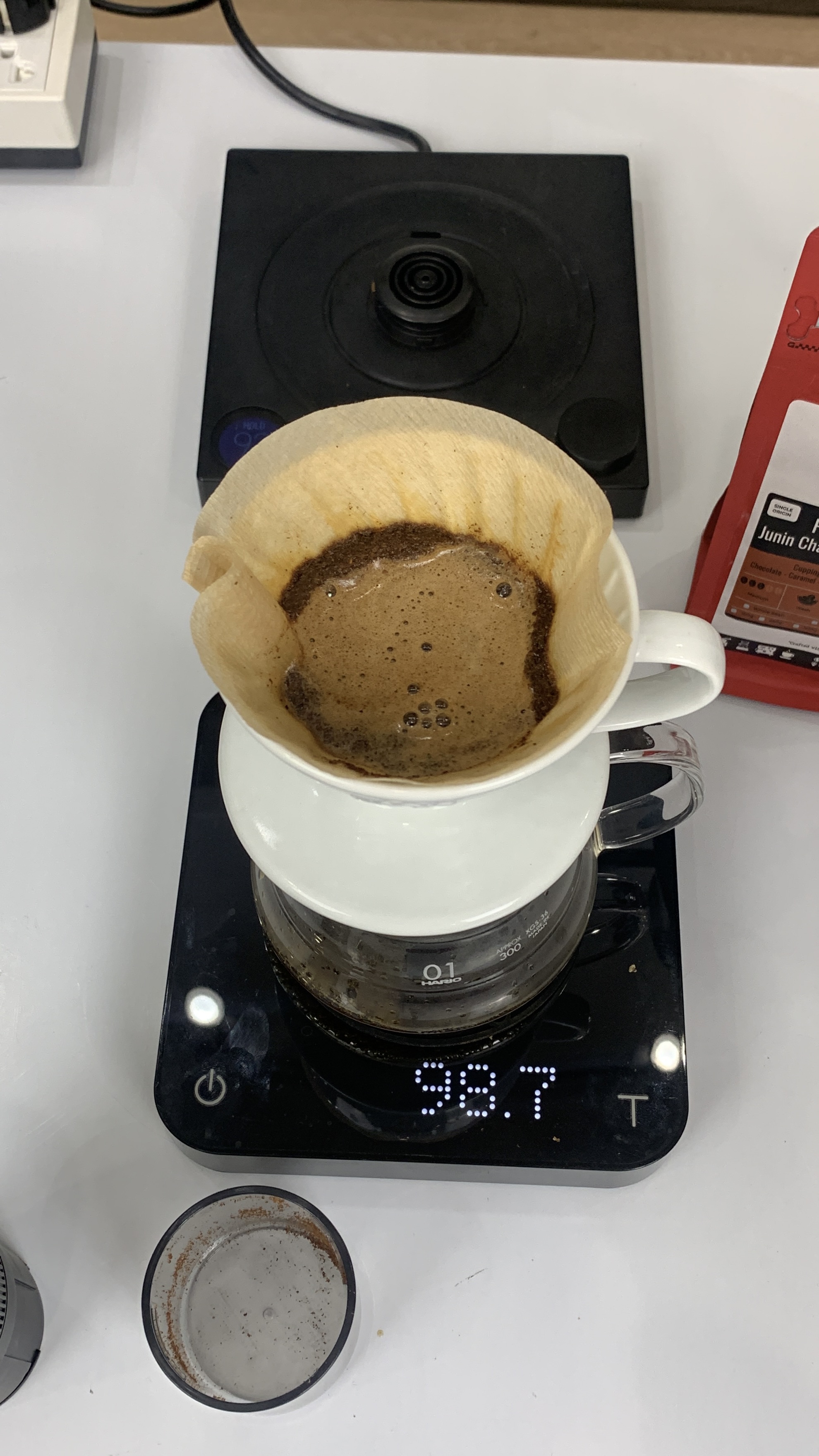 Pressoco Top adjustment manual coffee grinder 12