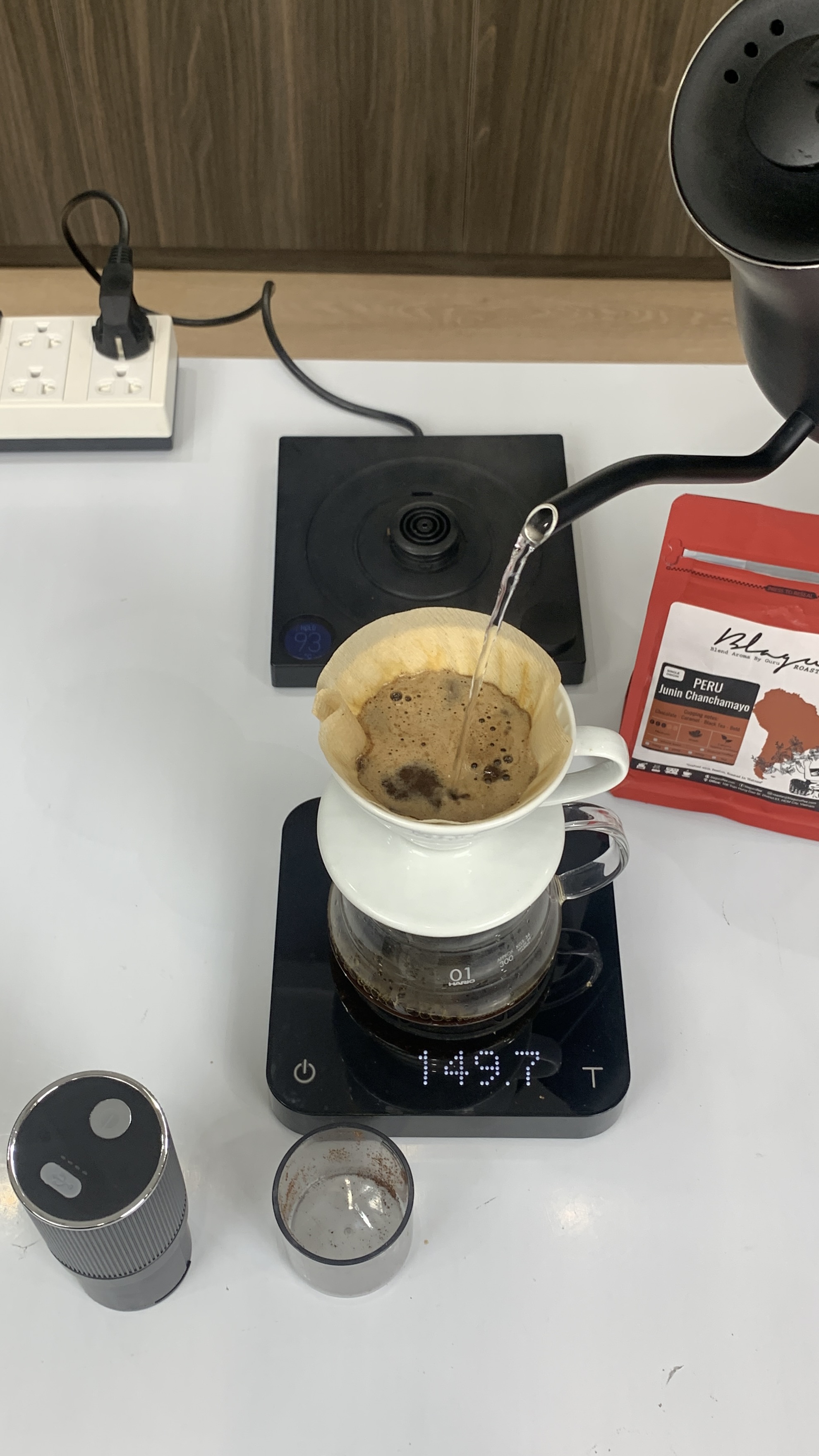 Pressoco Top adjustment manual coffee grinder 15