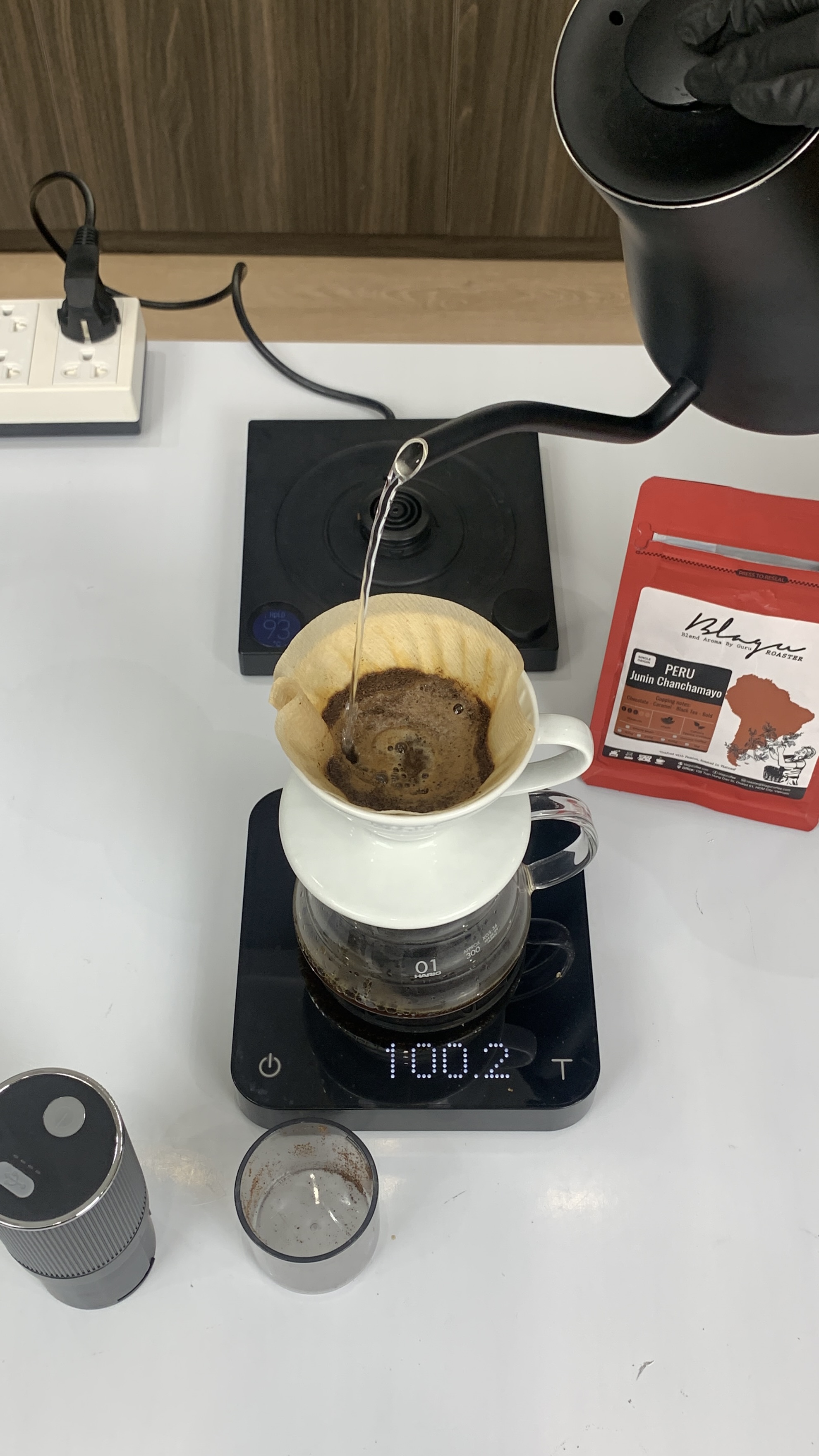 Pressoco Top adjustment manual coffee grinder 14