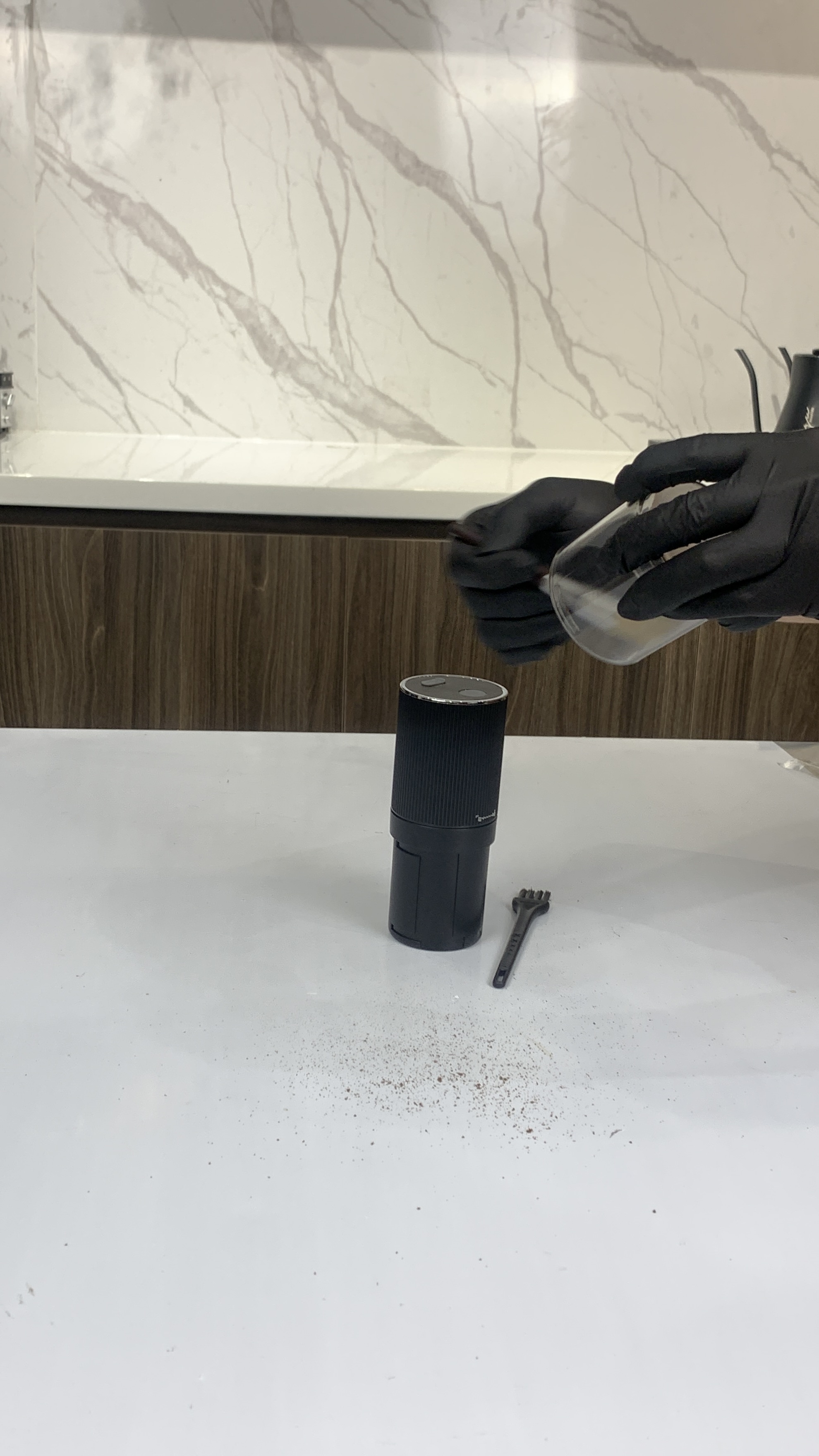 Pressoco Top adjustment manual coffee grinder 7