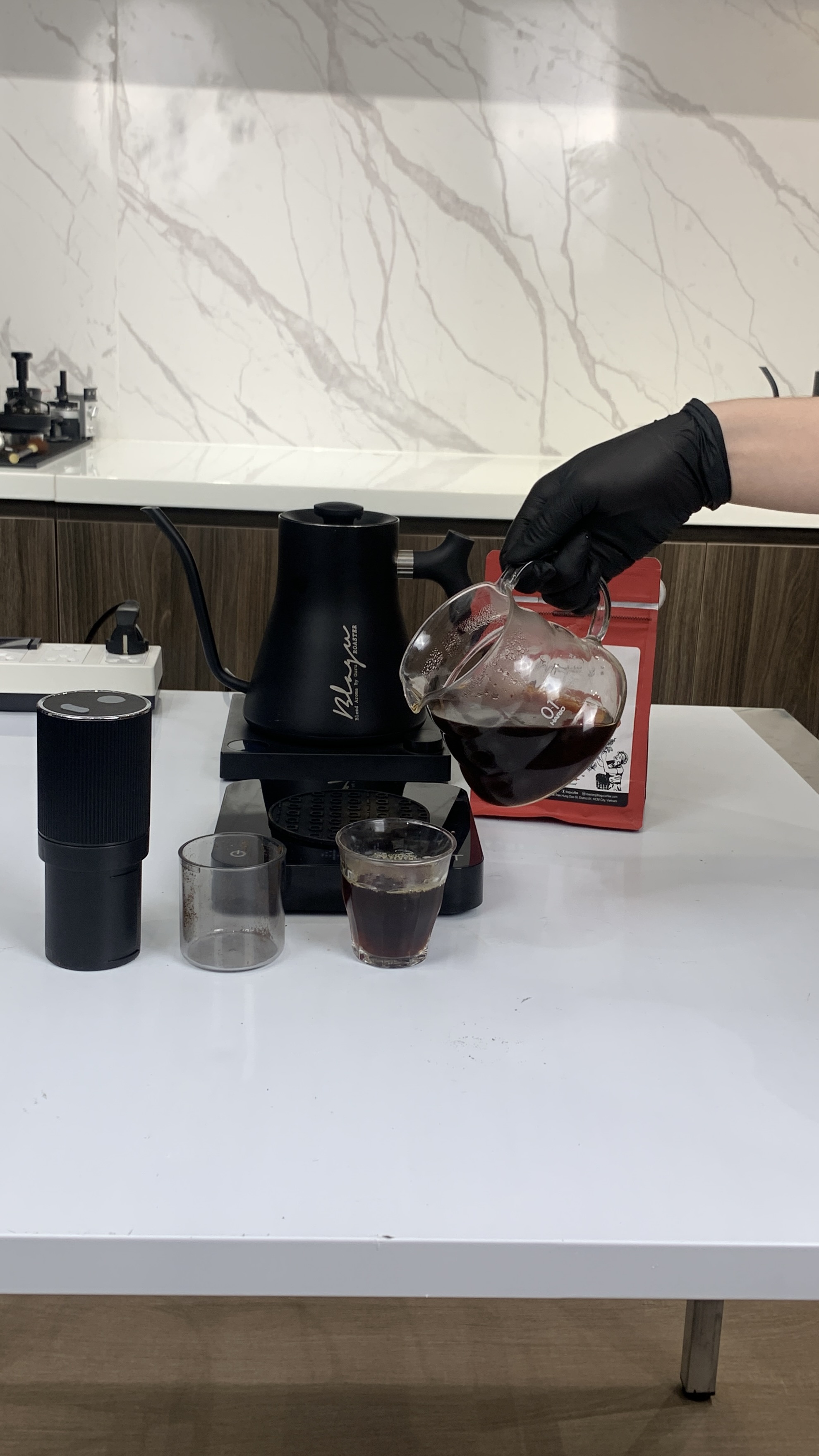 Pressoco Top adjustment manual coffee grinder 10