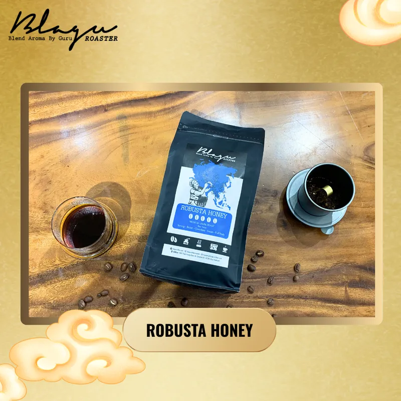 BLAGU Roasted Bean Robusta Honey - 250g
