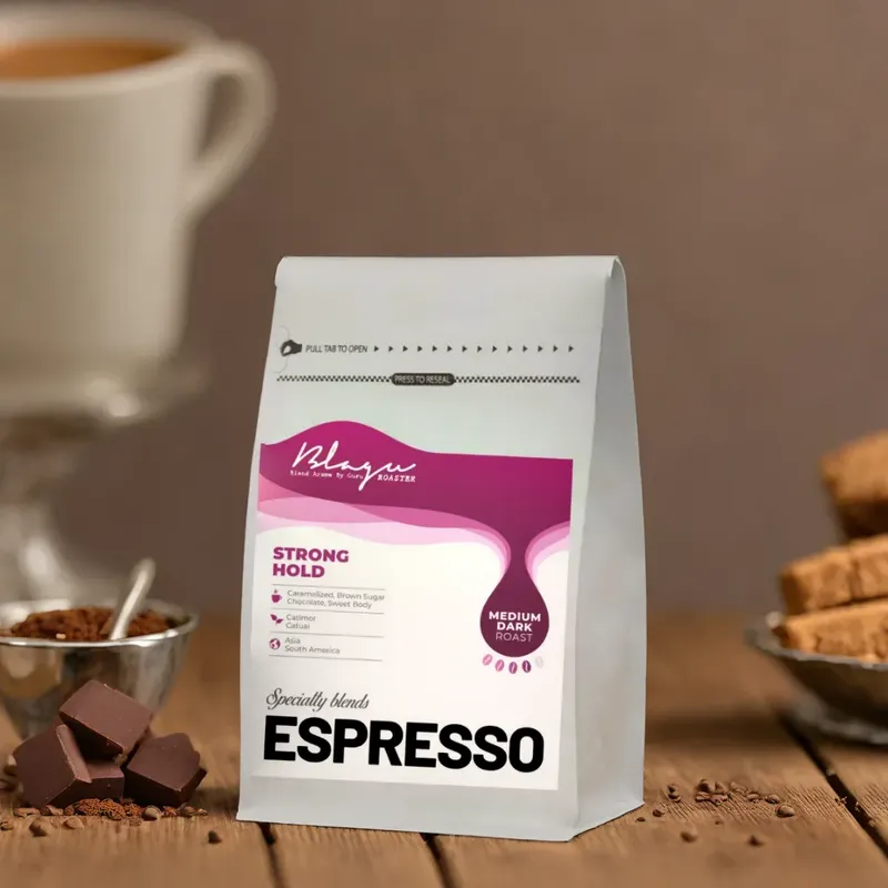 BLAGU Roasted Bean Espresso - Strong Hold - 1kg