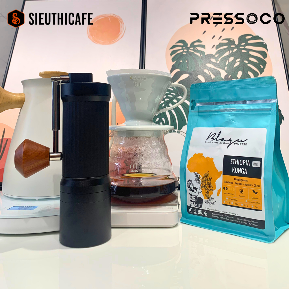 Presso Valor Hand Grinder CNC 304, Black 12