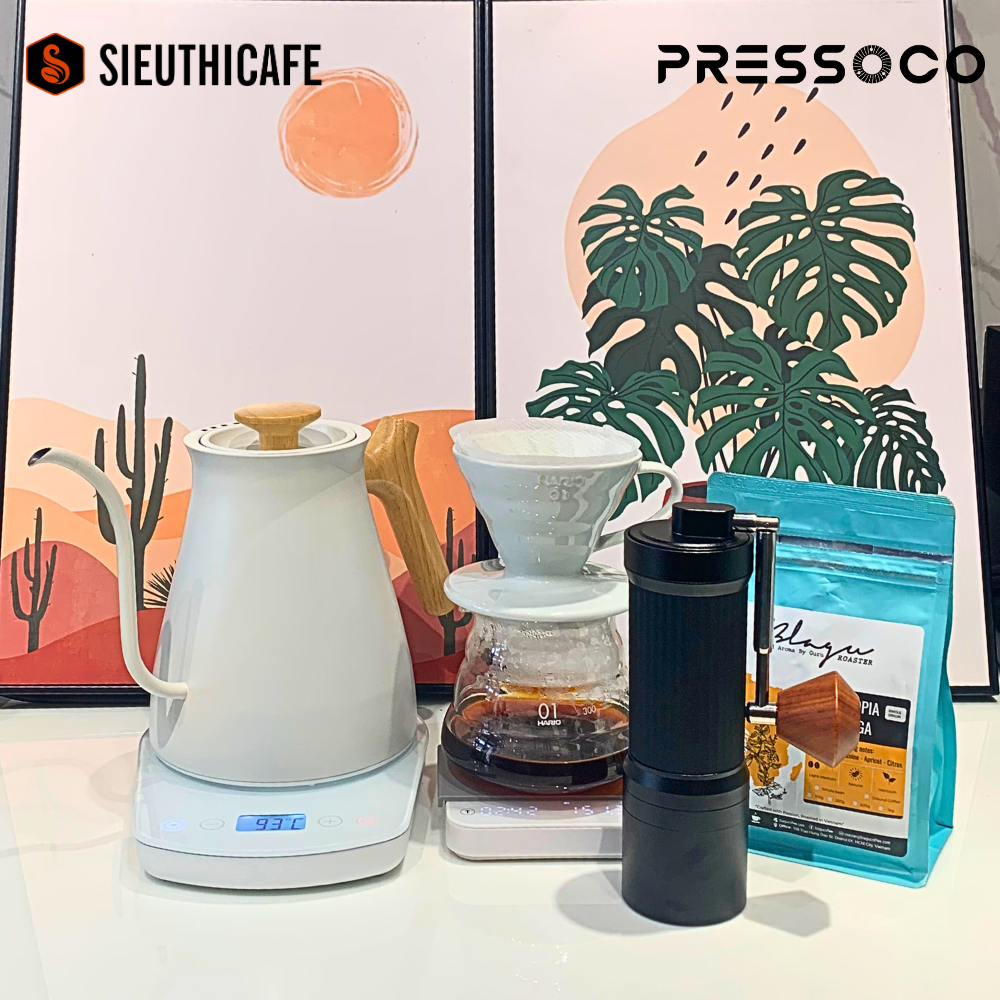 Pressoco Kettle Pour Over 700ml - White 2