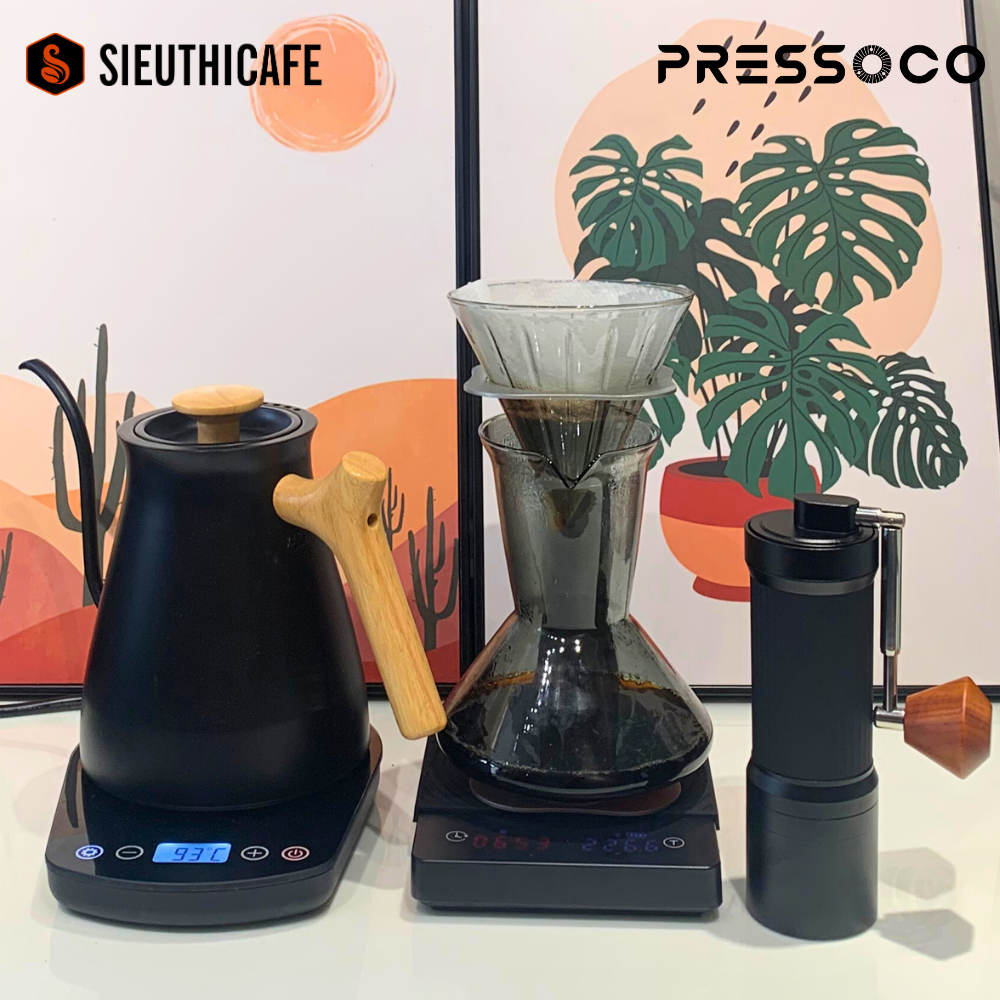 Pressoco Kettle Pour Over EW 600ml - Copper lip 5