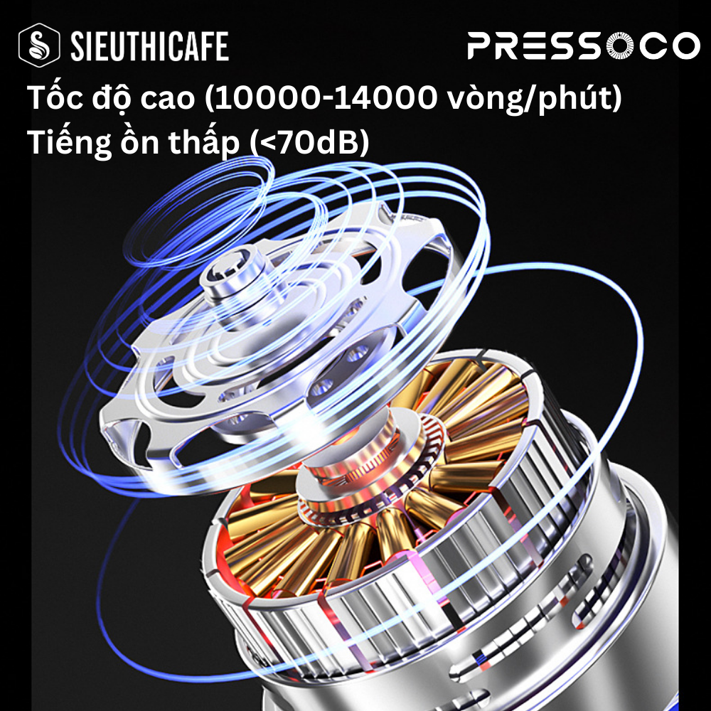 Pressoco Automatic Hot & Cold Milk Frother 250ml 11