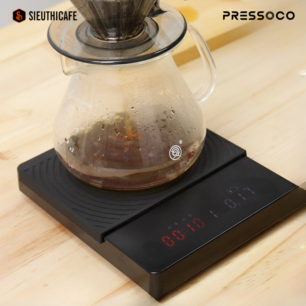 Pressoco K99E Coffee Scale Digital Black 2000g, 0.1g 12