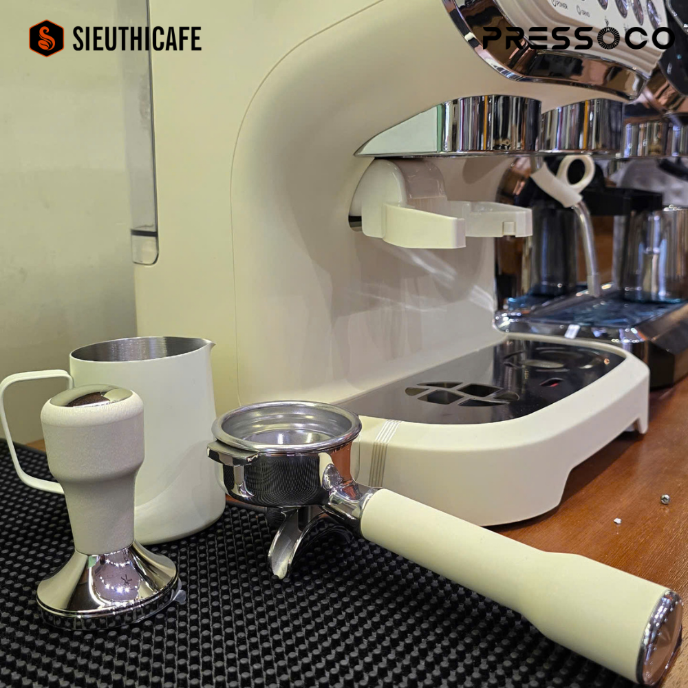 Pressoco Espresso Machine Grindo - Matcha Green 8