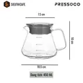 Pressoco Server Obsidian 600ml Transparent (W.Lip) 15