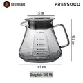 Pressoco Server Obsidian 450ml Transparent - Lip 13