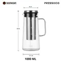 Pressoco Cold Brew Glass Bottle, 1300ml 3