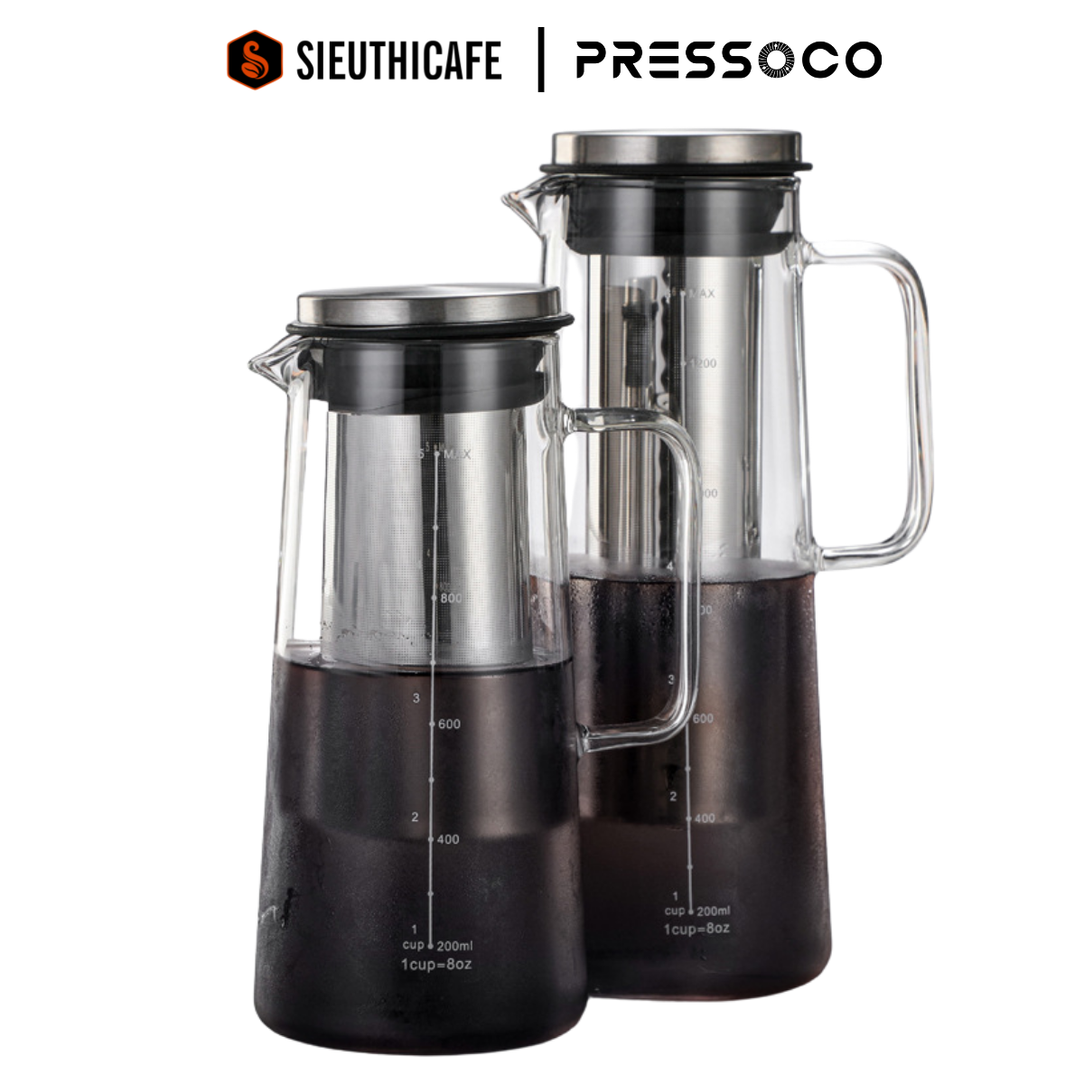 Pressoco Cold brew 1l - Non filter 6