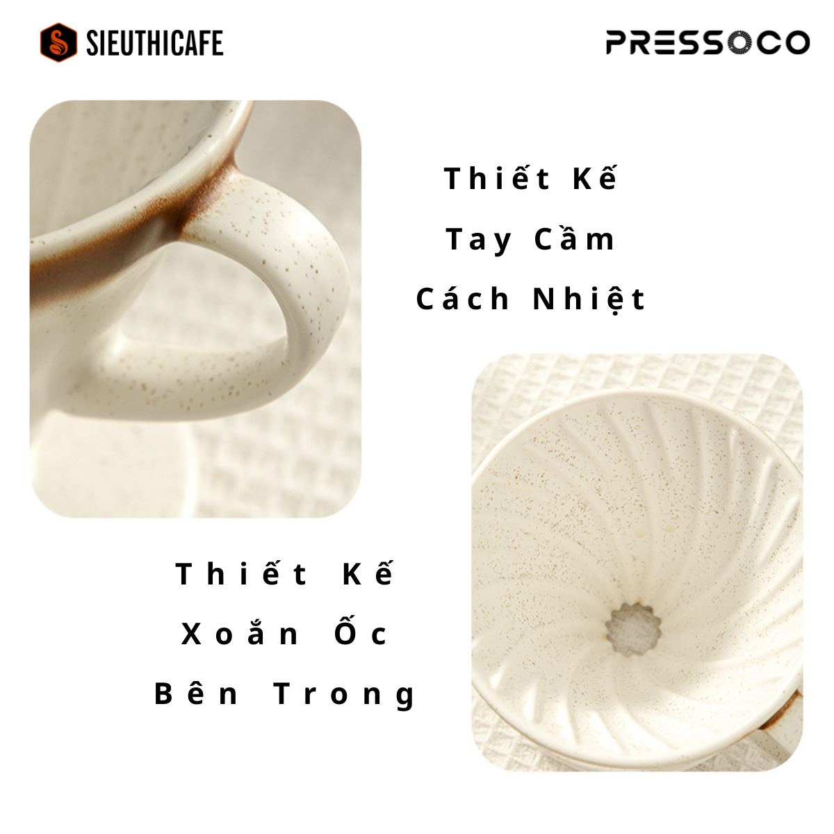 Pressoco V60 Dripper Ayaka 01, Black 5