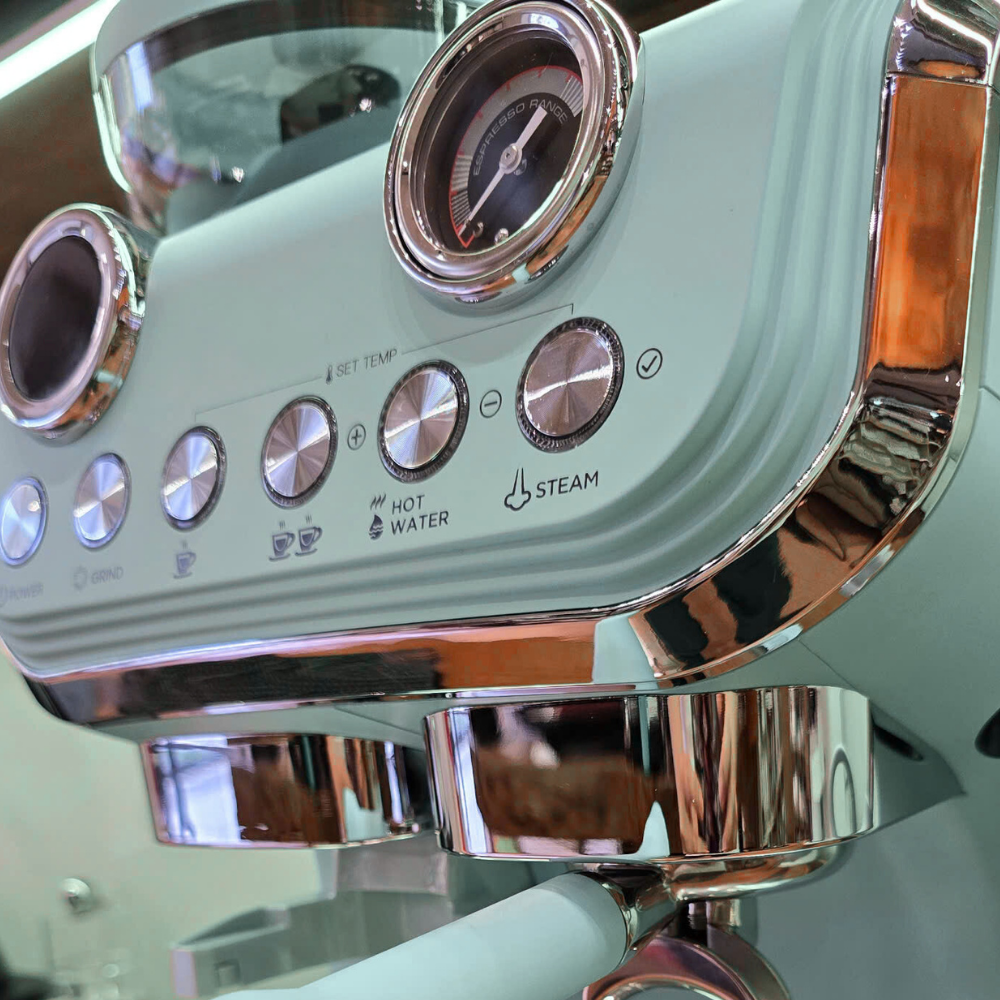 Pressoco Espresso Machine Grindo - Matcha Green 6