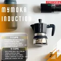 PEDRINI MyMoka induction Coffee Maker 3 Cups 6