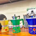 Coffee Maker Polished Alu.6 Cups - Frida Kahlo - Assorted Colours (Green) 15