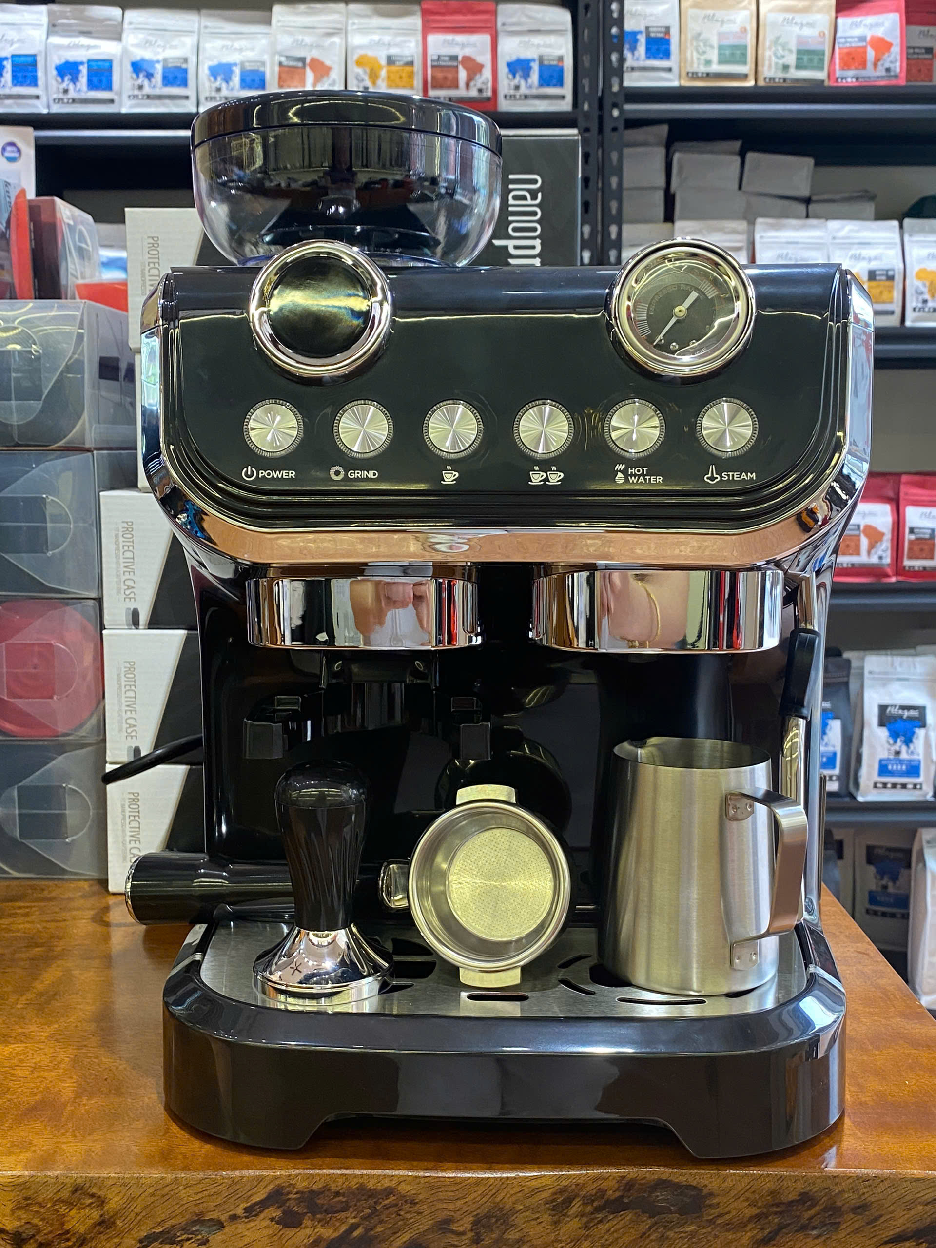 Pressoco Espresso Combi Machine PAC - 530ED - 1560W - Double Boiler, 58mm, LED