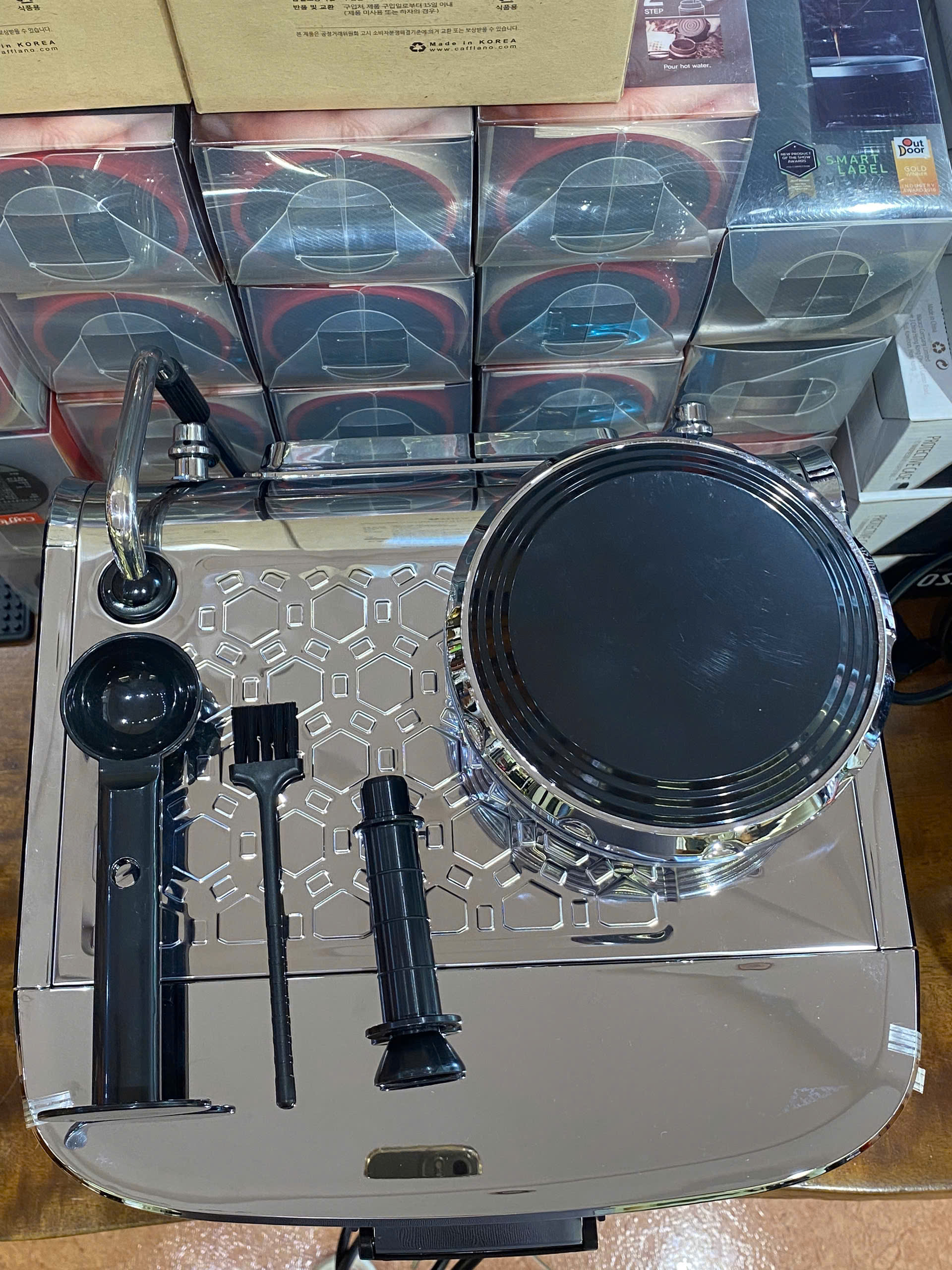 Pressoco Espresso Strirrer Tools x Bộ xoay 58mm 5