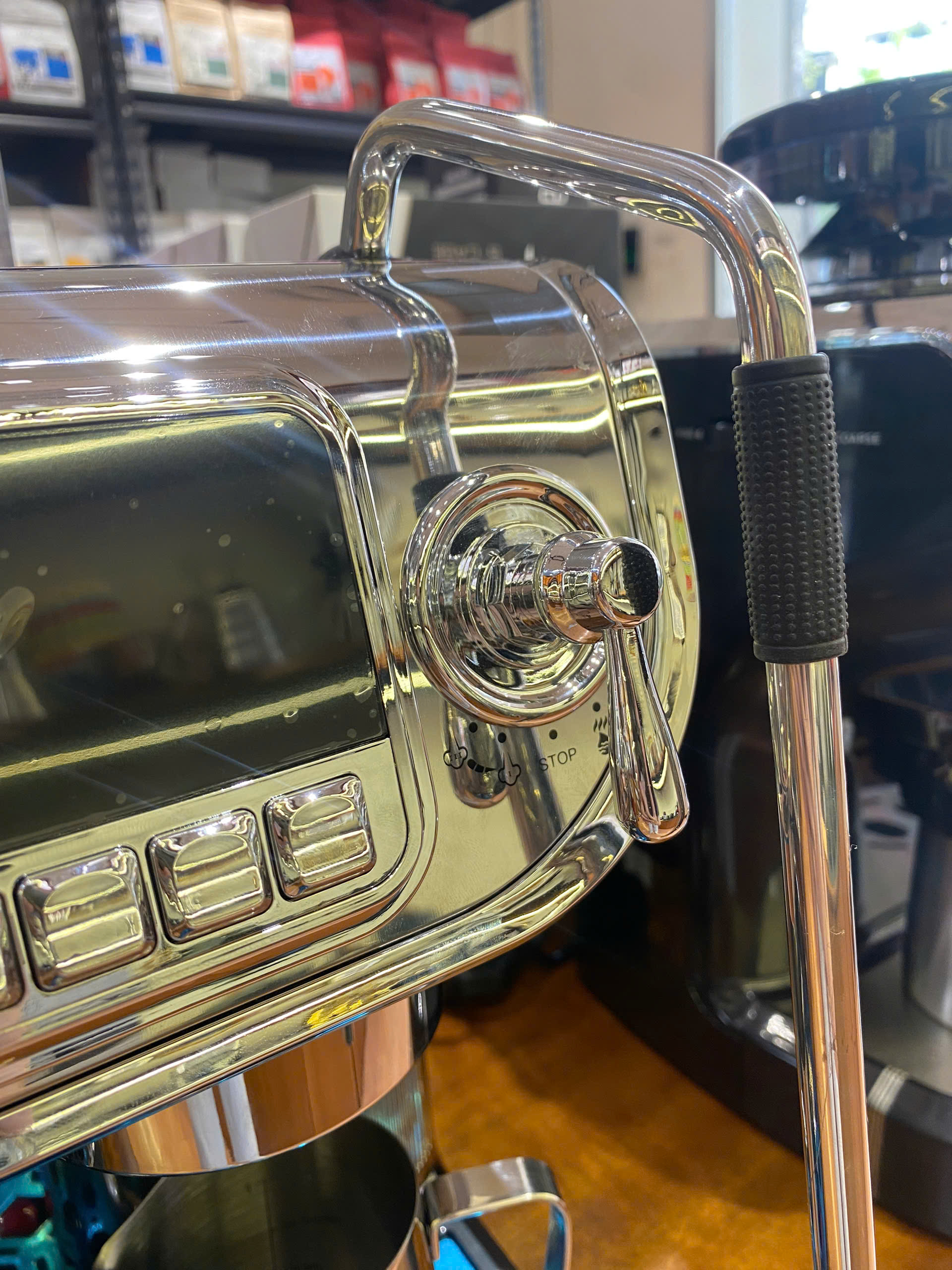 Pressoco Espresso Combi Machine PAC-520EC -1560W - Double Boiler, 58mm, LCD 8