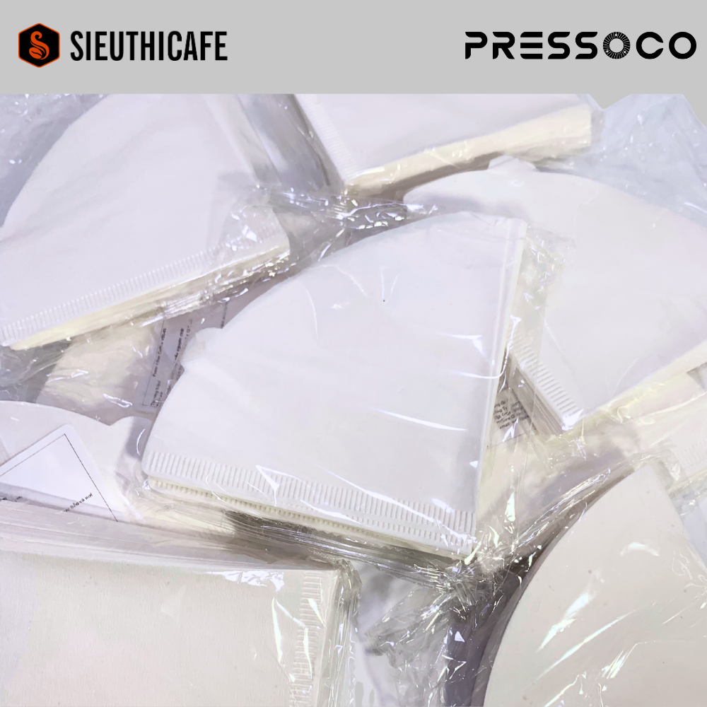 Pressoco Coffee Paper Filter Chemex 3 cups (100 tờ) 6