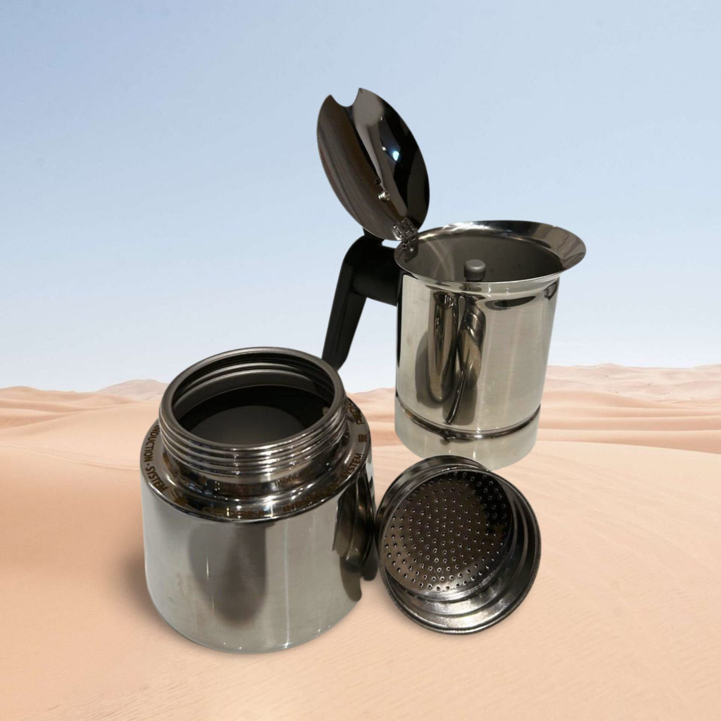 PEDRINI Infinity Passion Coffee Maker 6 Cups - Red 4