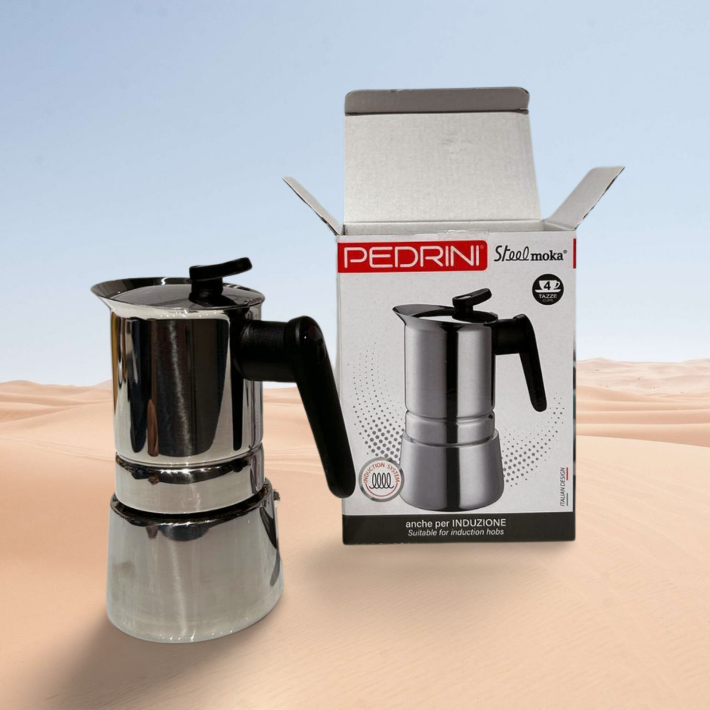 PEDRINI Aroma Coffee Maker 6 Cups - Black 8