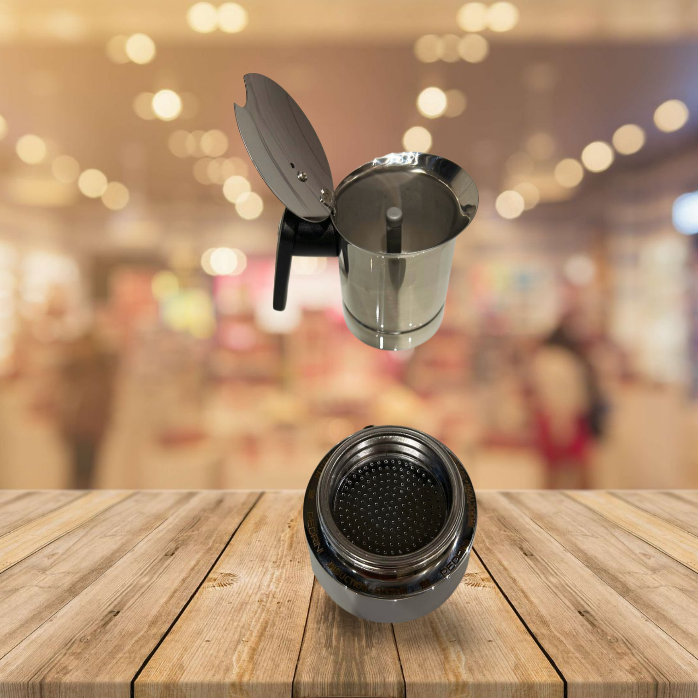 Combo 2 x PEDRINI Replacement Funnel Kaffettiera Coffee Maker 2 Cups 12