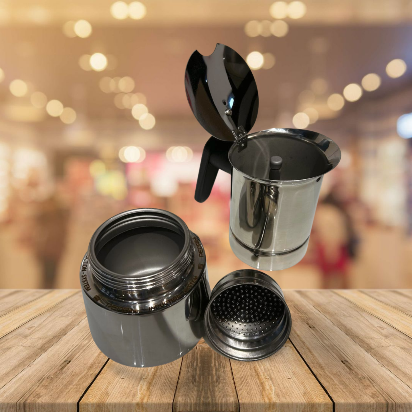 Combo 2 x PEDRINI Replacement 3 Gaskets & 1 Filter Kaffettiera Coffee Maker 3 Cups 14