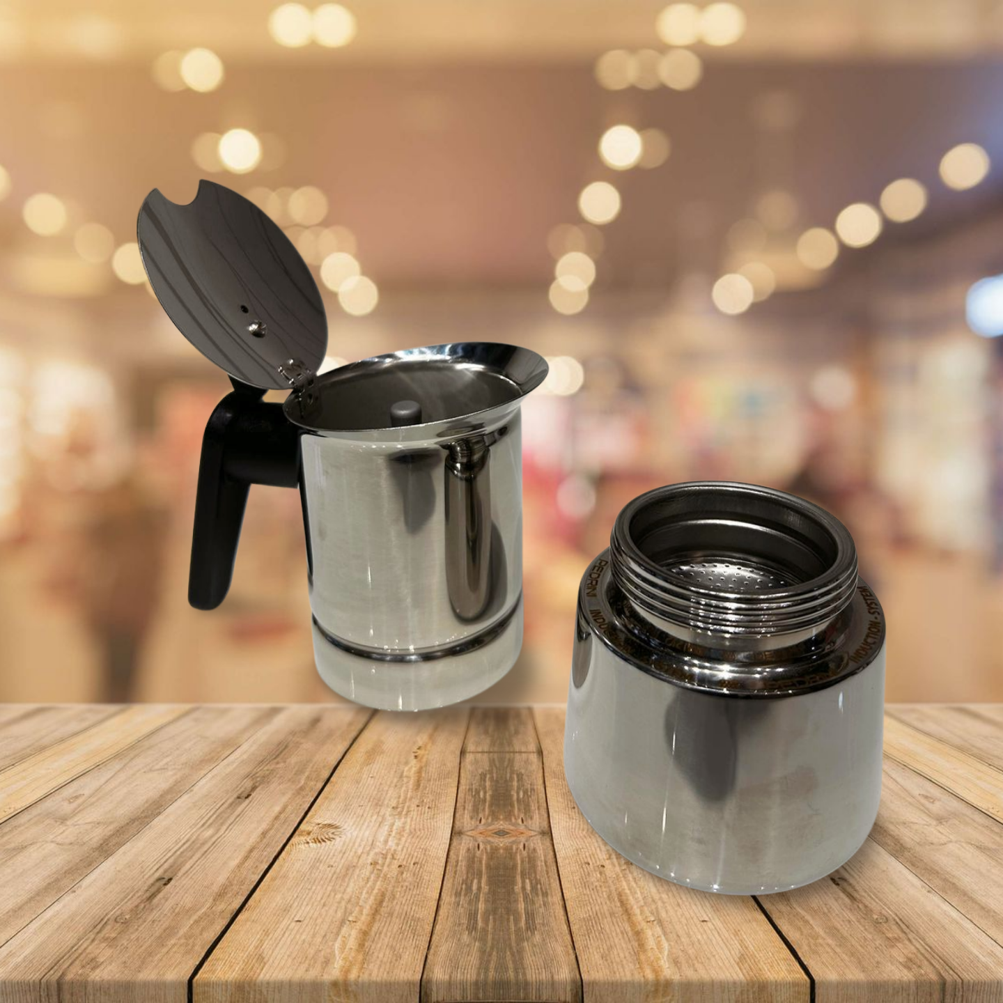 Combo 2 x PEDRINI Replacement Funnel Kaffettiera Coffee Maker 2 Cups 14