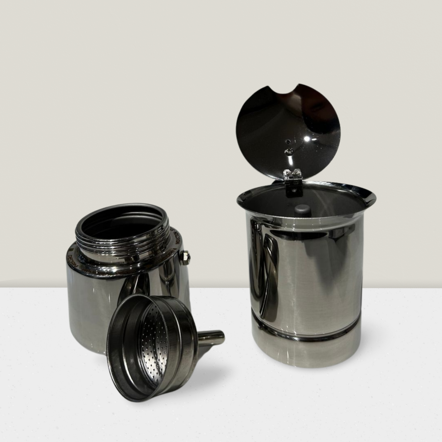 Combo 2 x PEDRINI Replacement Funnel Kaffettiera Coffee Maker 2 Cups 7