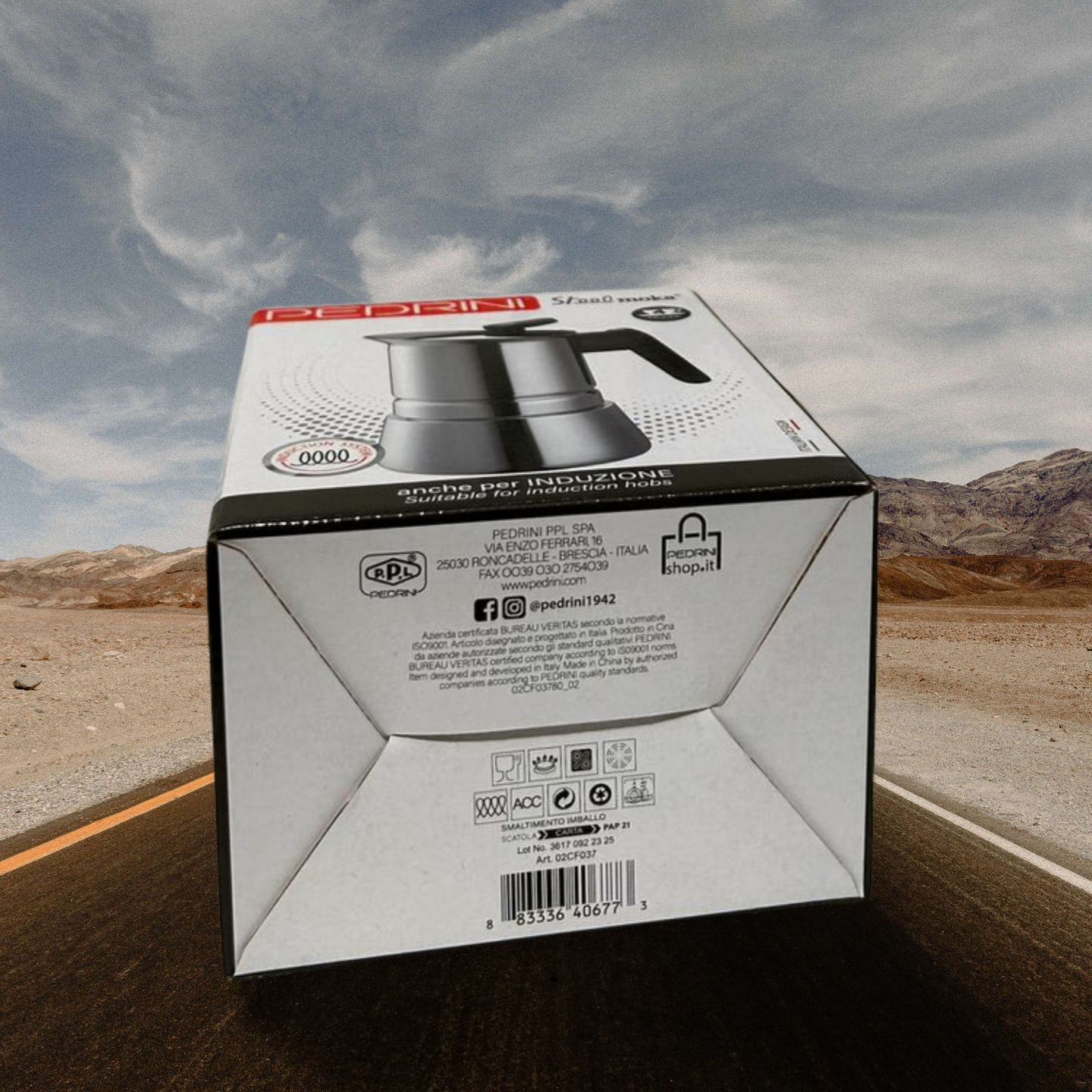 PEDRINI Coffee Marker 4 cups S.Steel - Màu Silvery 13