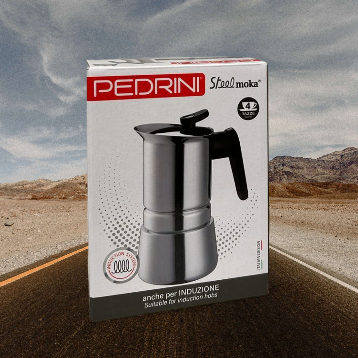 PEDRINI Coffee Marker 4 cups S.Steel - Màu Silvery 11