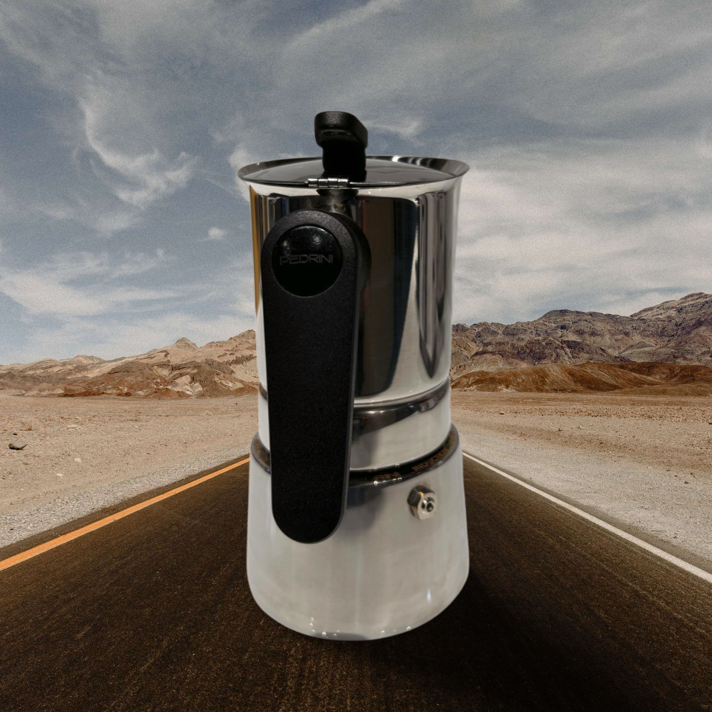 PEDRINI Coffee Marker 4 cups S.Steel - Màu Silvery 9