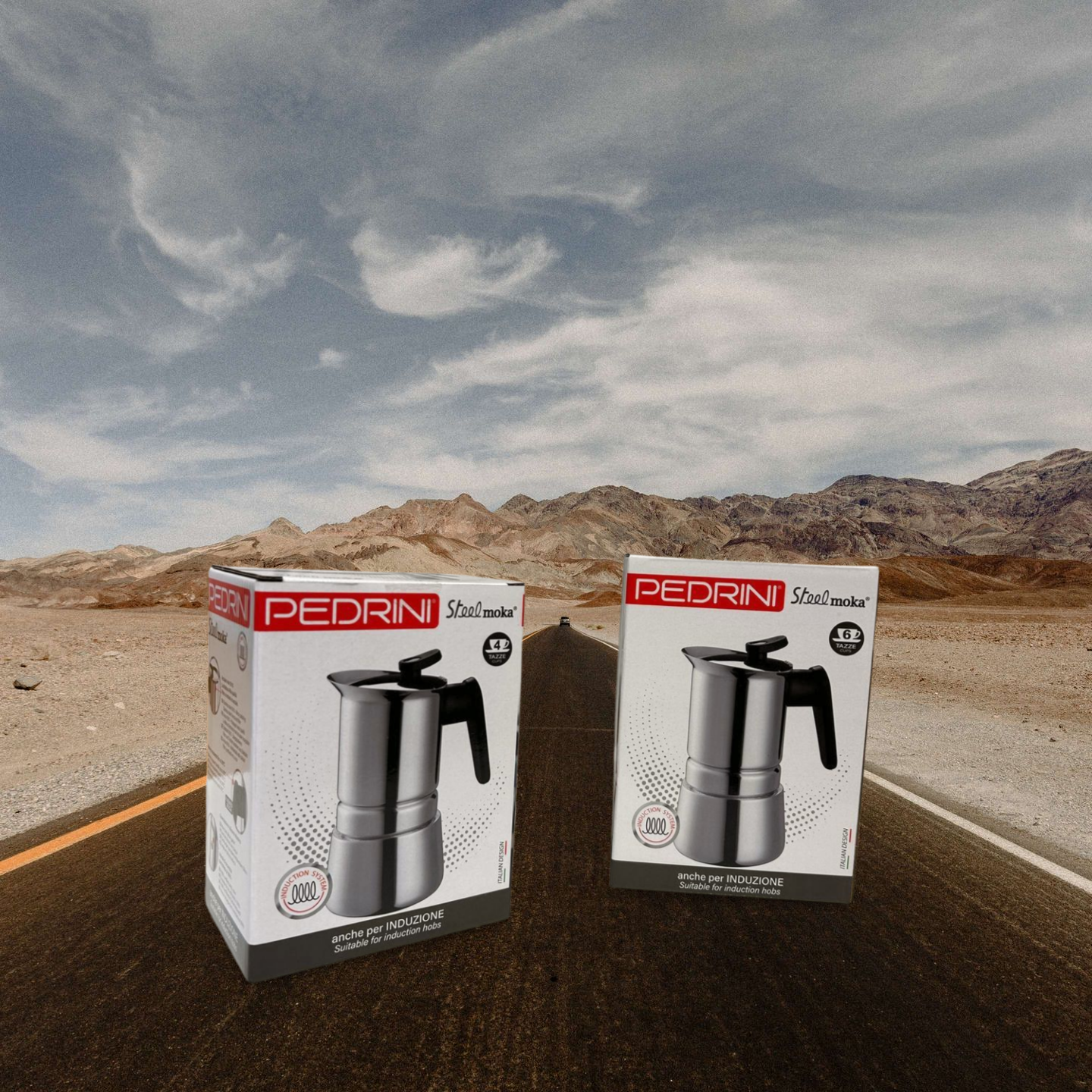 PEDRINI Coffee Marker 4 cups S.Steel - Màu Silvery 5