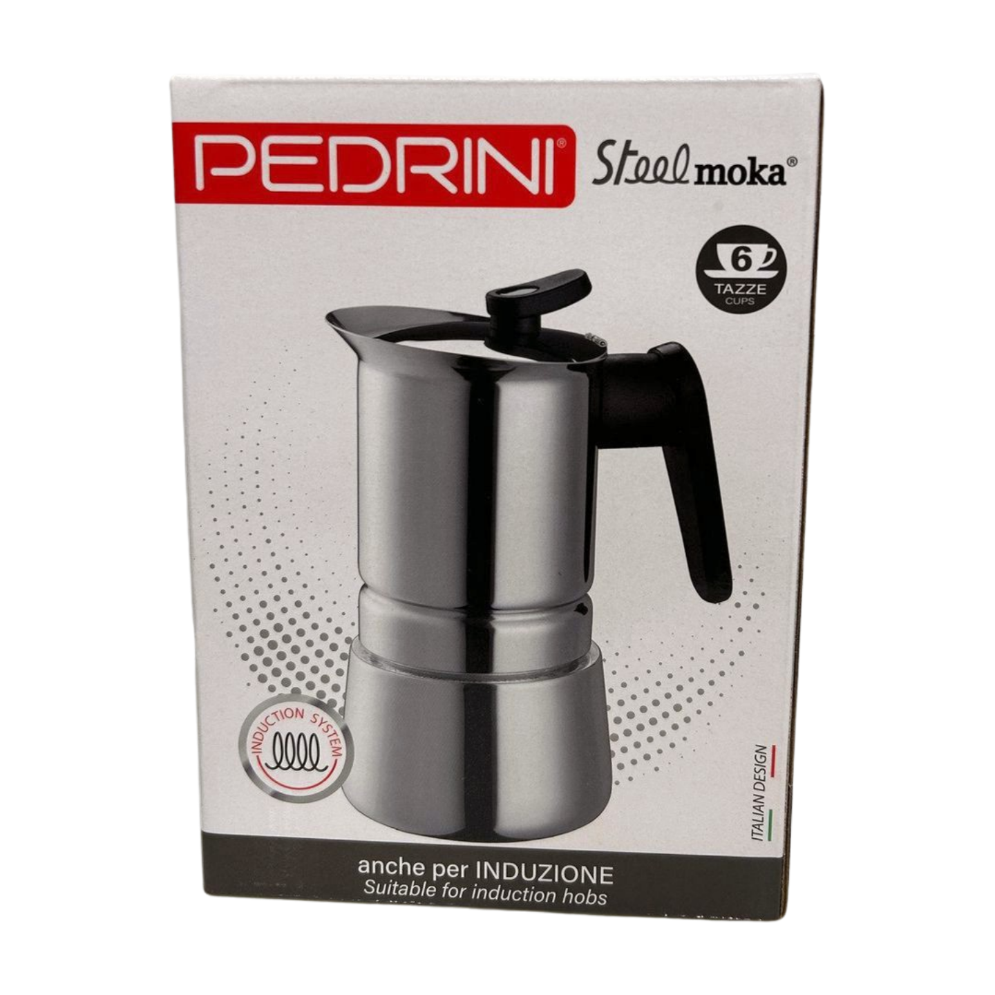 PEDRINI Infinity Rock Coffee Maker 6 Cups - Black 4