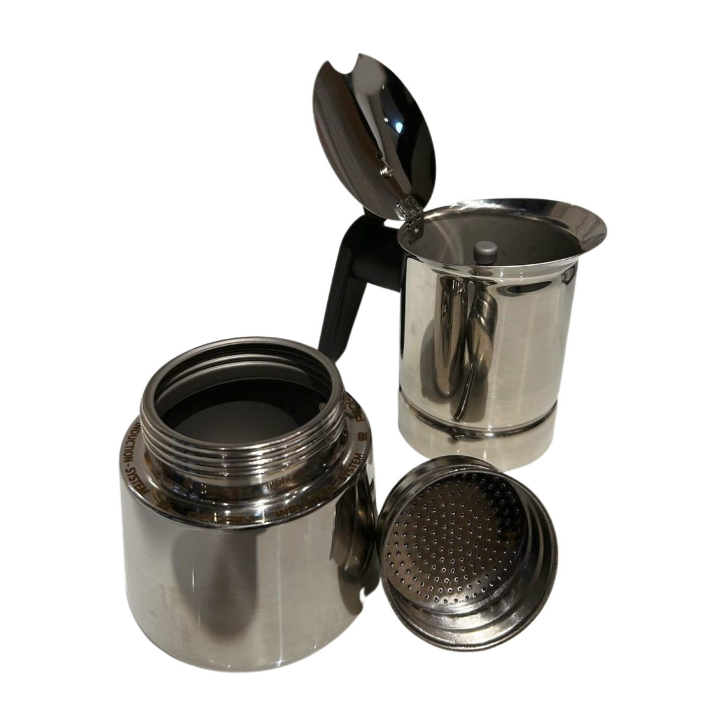 PEDRINI Aroma Coffee Maker 3 Cups - Black 2